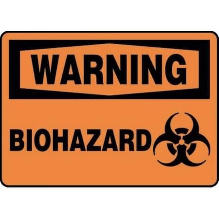 Accuform WARNING SAFETY SIGN BIOHAZARD 10 X FRMBHZ300VA FRMBHZ300VA
